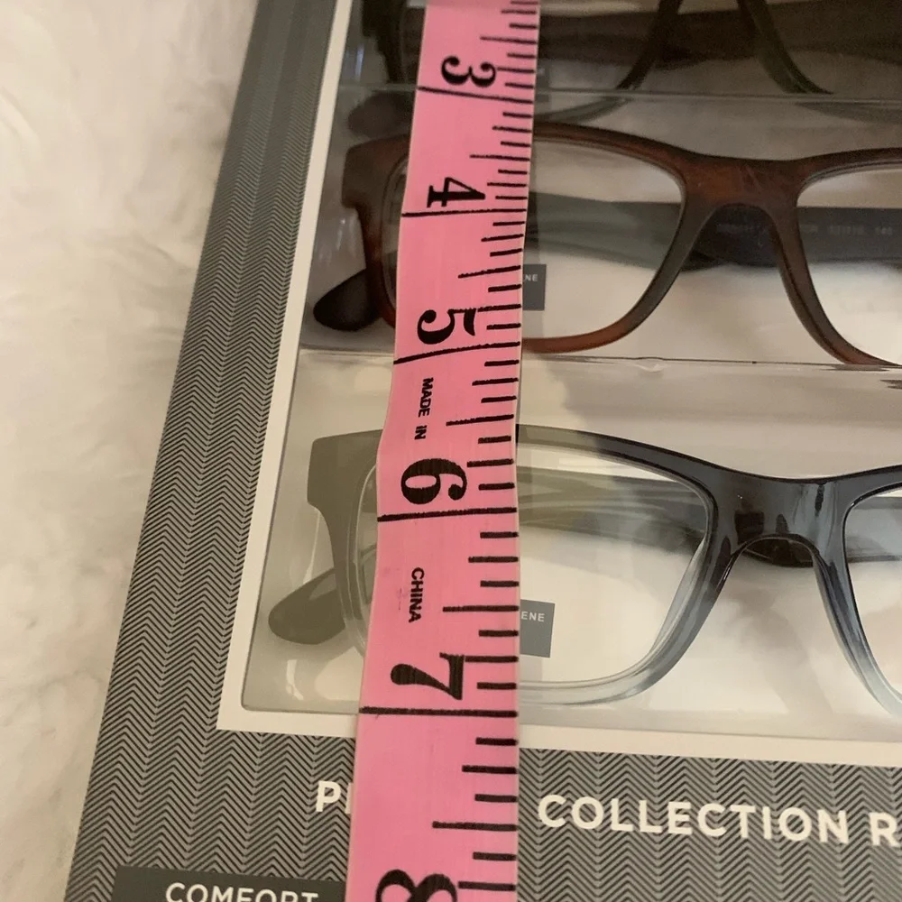 GEOFFREY BEENE unisex +1.50 readers (3) pair NIB NWT